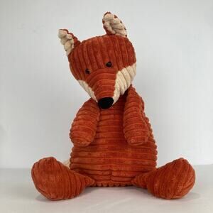 Jellycat Cordy Roy Fox Plush 16" Orange White Corduroy Stuffed Animal Toy